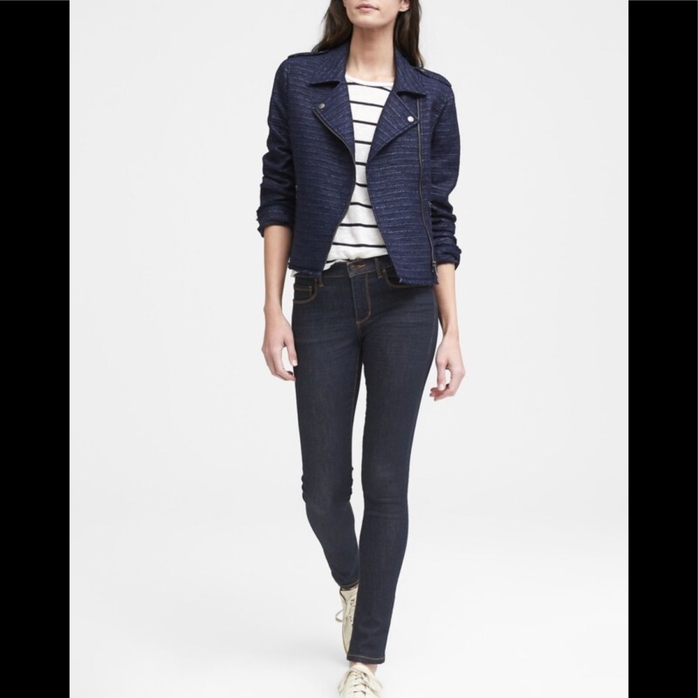 Italian Tweed Moto Jacket